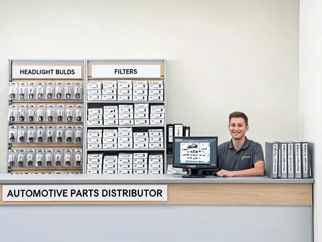 Regional distributor parts counter