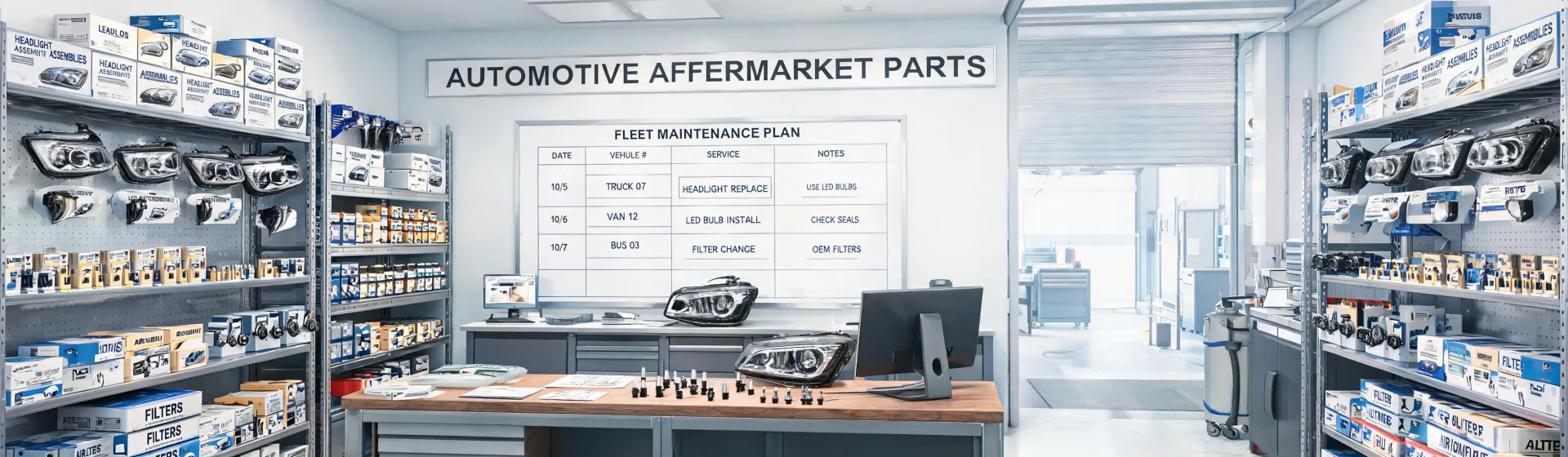 Automotive parts distribution and service applications