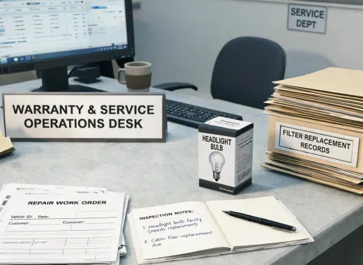 Warranty and service operations